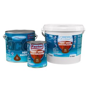 Factor Aqua Akril vízbázisú vastaglazúr