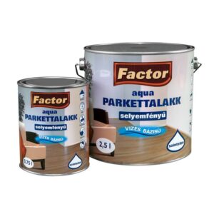 Factor Aqua vizes bázisú parkettalakk - színtelen