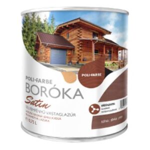 Poli-Farbe Boróka Satin oldószeres fabevonó vastaglazúr és alapozó