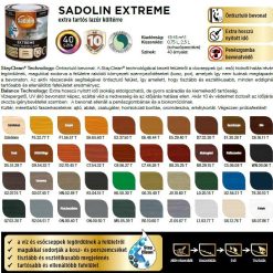 Sadolin Extreme színek