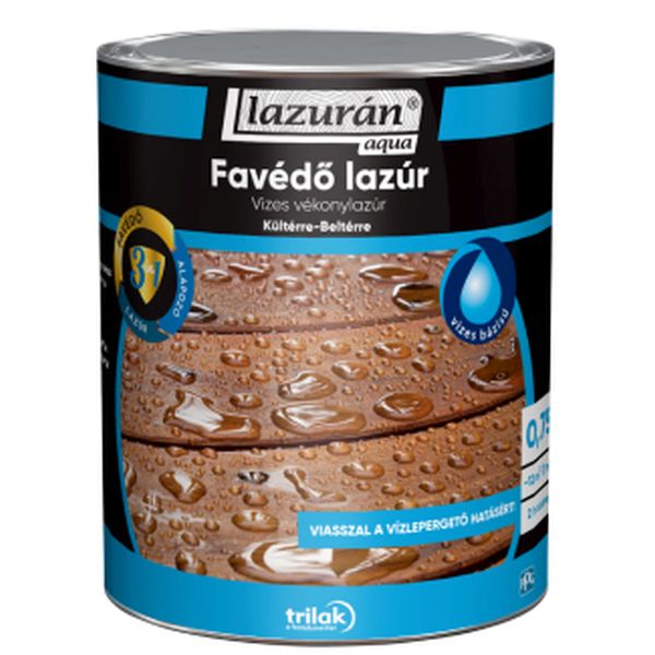 Lazurán Aqua Favédő lazúr 3in1