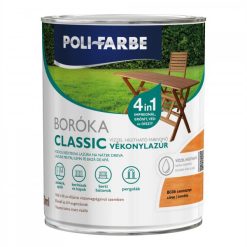Poli-Farbe Boróka Classic vízzel hígítható fabevonó vékonylazúr