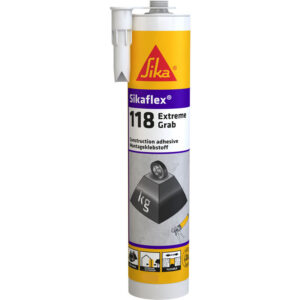 Sikaflex-118 Extreme Grab - egykomponensű ragasztóanyag, nagyon magas kezdeti tapadással - 290 ml
