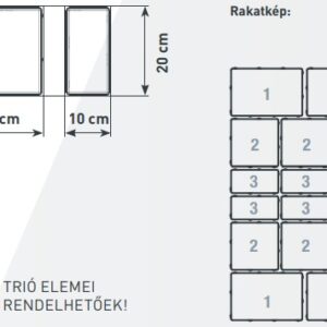 Barabás Somló Trió beton térkő - Image 2