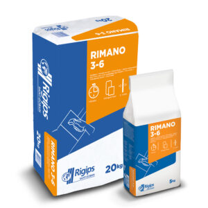Rigips Rimano 3-6 - gipszes beltéri vékonyvakolat 3-6 mm vastagságig
