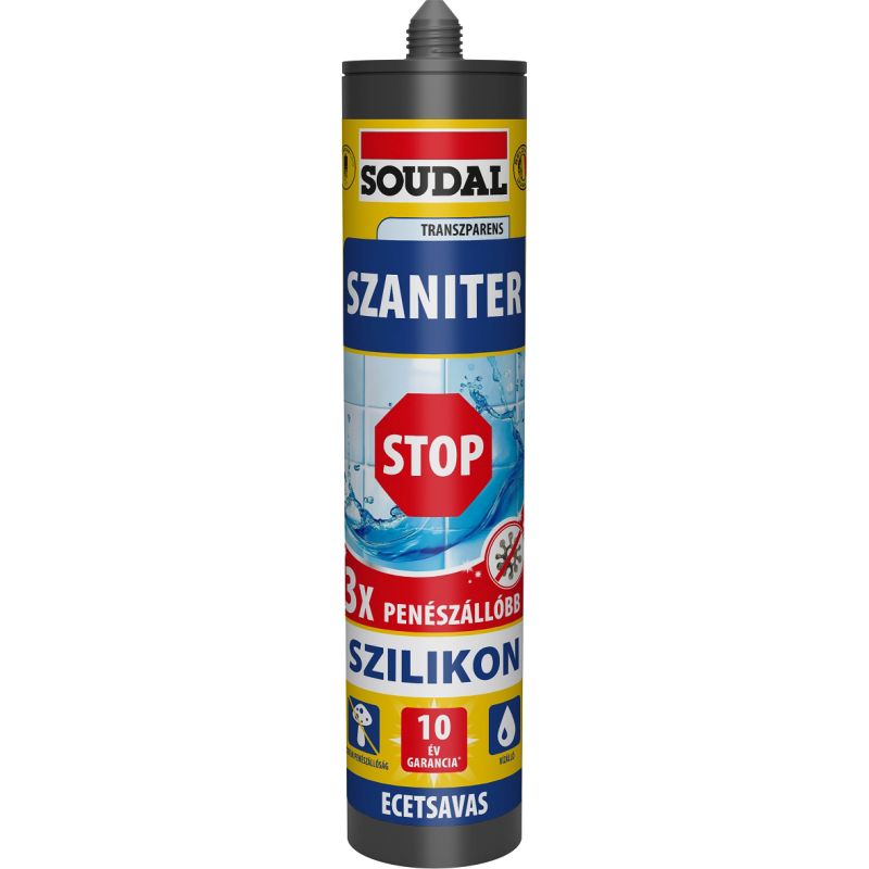 Soudal szaniter szilikon STOP