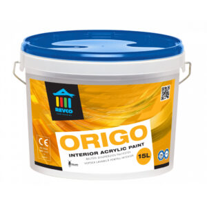 Revco Origo - matt megjelenésű beltéri falfesték fehér színben - 15 Liter