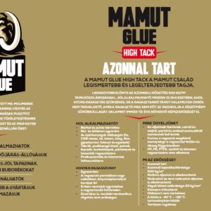 Mamut Glue High Tack - nagy tapadószilárdságú ragasztó - Image 5