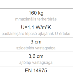 Alternative view of Fakro LWS Smart - padlásfeljáró lépcső fa létraszárral