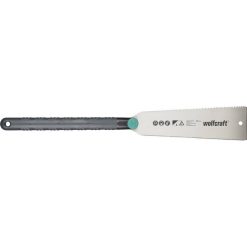 Wolfcraft 69510000 kétoldalú japán húzó fűrész laminált padlókhoz
