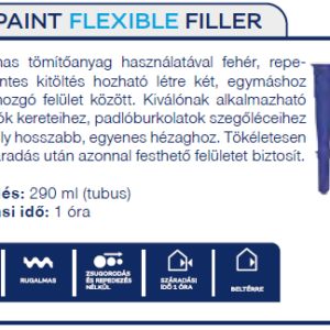 Dulux Pre-Paint Flexible Filler - rugalmas tömítőanyag - 290 ml - 1 karton - Image 2