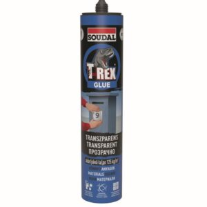 Soudal T-Rex Glue – transzparens szerelőragasztó