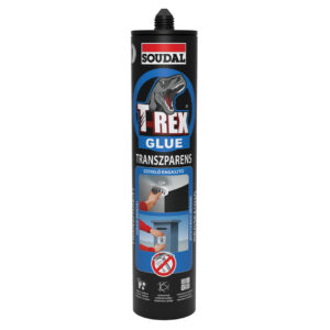 Soudal T-Rex Glue - transzparens szerelőragasztó - 310 gramm
