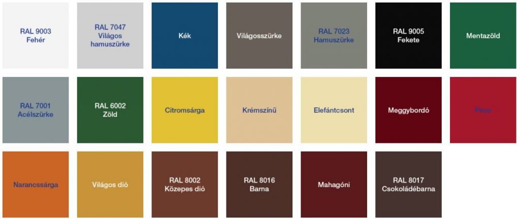 Új Poli-Farbe Cellkolor színek - magasfényű