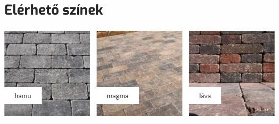 Óbuda Antik térkő színek