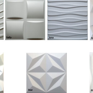 Saarpor 3D design burkoló lap típusok
