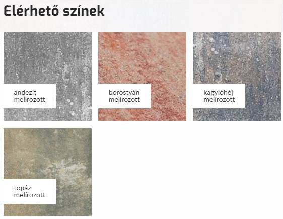 Stockholm Vario térkő színek