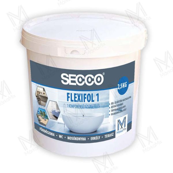 Secco Flexifol egykomponensű folyékony fólia