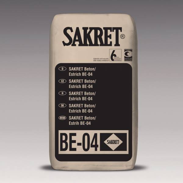 SAKRET BE-04 Beton esztrich