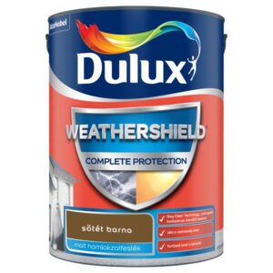 Dulux Weathershield Complete Protection Homlokzatfesték sötét barna
