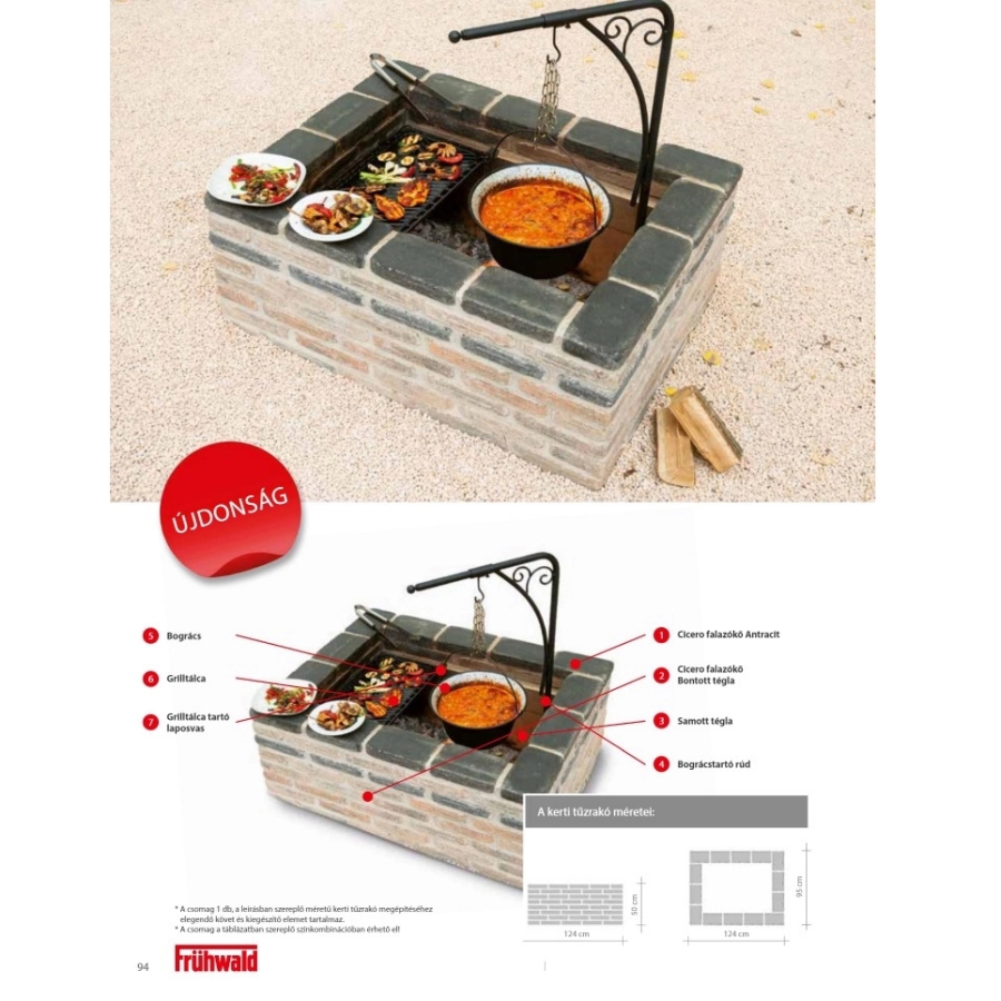 Frühwald multifunkcionális kerti tűzrakó - Image 2
