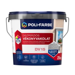 Poli-Farbe diszperziós homlokzati nemesvakolat