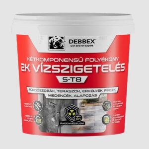 Debbex S-T8 kétkomponensű folyékony vízszigetelés
