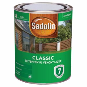 Sadolin Classic oldószeres selyemfényű vékonylazúr