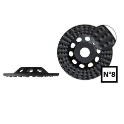 Abraboro gyémántszemcsés csiszoló PKD szegmensekkel No.8