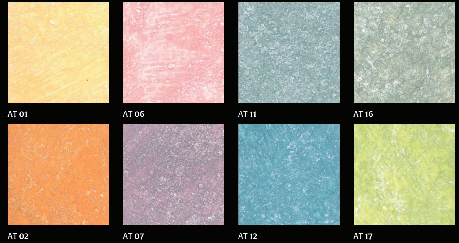 Casati Antiche trame matt dekorációs falfesték színek