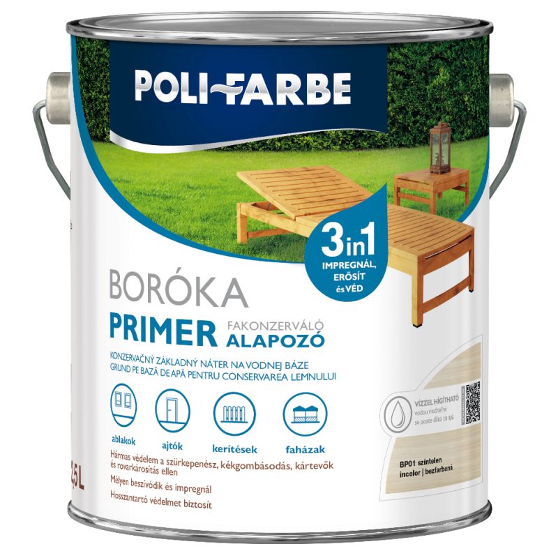 Poli-Farbe Boróka Primer fakonzerváló alapozó