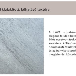 Meton Loren effektbevonat Lava struktúra