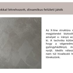 Meton Loren effektbevonat X-Line struktúra