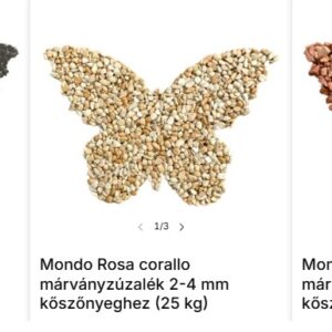 Mondo márványzúzalék 2-4 mm kőszőnyeghez - 25 kg - Image 4