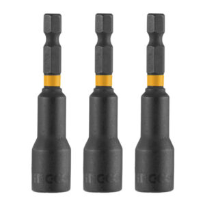 INGCO 3 darabos mágneses gépi csavarbehajtó fej 8 mm - Image 2